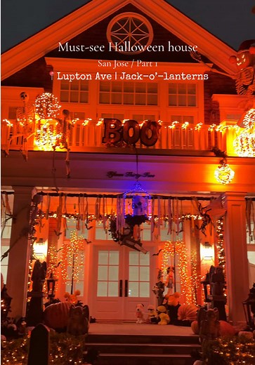 San Jose’s must-see Halloween houses (Part 1) 👻✨ If you’re hunting for spooky displays around the South Bay, here are the best neighborhood haunts you can visit this season: 📍 Lupton Ave, San Jose – A glowing property filled with hundreds of jack-o’-lanterns lighting up the street 🎃 📍 Cottle Ave, San Jose – This home turns into a creepy clown carnival, complete with eerie sound effects 🤡 📍 Santa Teresa Blvd & Chesbro Ave intersection – A chilling “Saw” movie display setup that horror fans