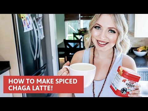 How to Make Spiced Chaga Latte ☕ - CHAGA Benefits