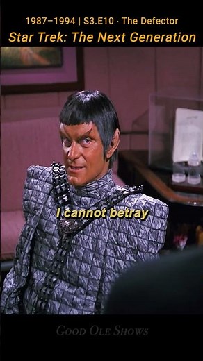📺 STAR TREK: THE NEXT GENERATION — The Romulan Defector #shorts #highlights