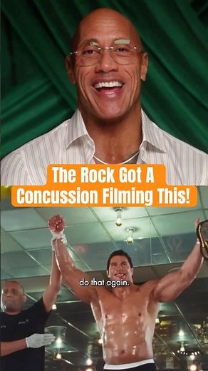 The Rock Got a Concussion Shooting This Scene! #movies