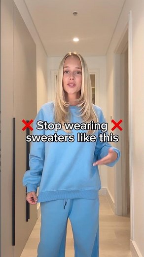 Sweater hacks to elevate your basic everyday outfit #SweaterHack #FashionHack