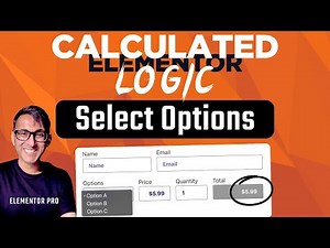 Add Calculated Logic with Elementor Select Form Field