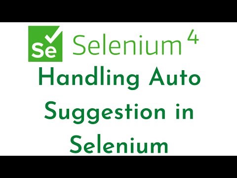 How To Handle Auto Suggestion In Selenium WebDriver Using Java |Handling Auto Suggestion in Selenium