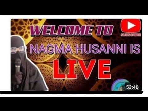 Nagma husanni is live🥀✨Aayub Ali Salam Waqiya Live || Mushkil Wqt Par Kise Sabar Kree Zikr Session