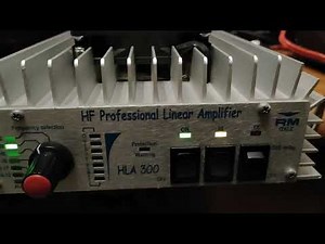test hla-300v power amplifier