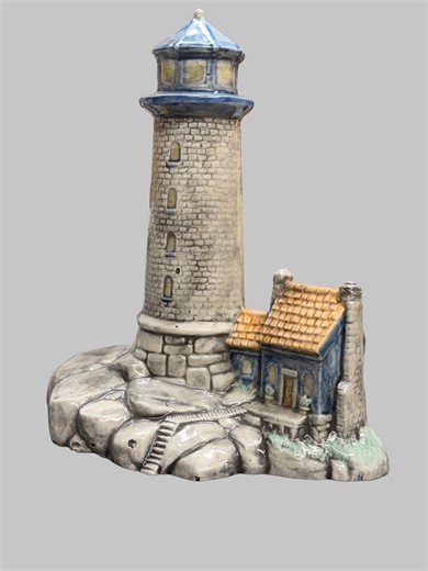 Lighthouse Decor Gift – Handmade Ceramic Coastal Art - Etsy