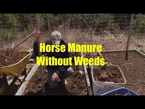 How to Use Partially Composted Horse Manure