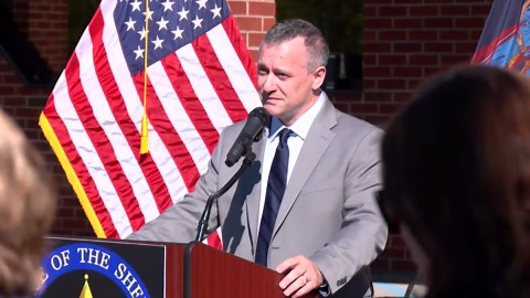 Walkout retirement ceremony held at Rensselaer County Sheriff's Office