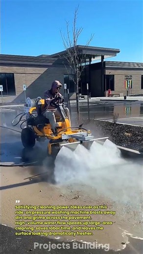 Powerful Parking Lot Pressure Washing Machine