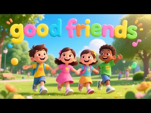 Good Friends Song for Kids 🎶 | Learning About Friendship 💕 #kidssongs #friendshipsong