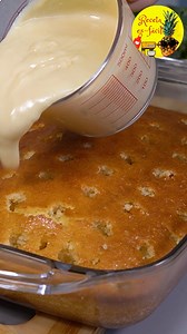 Pastel de nido de leche caliente, sin batidora y sin mezclador. | Receta es-fácil