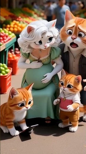 funny cat cartoon little trending viral video #kitten #animation🥳
