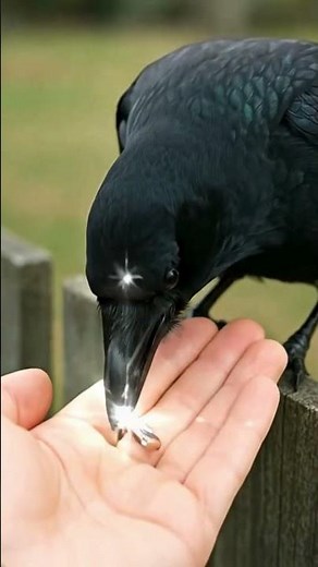 Crows Bring Gifts to Humans They Like