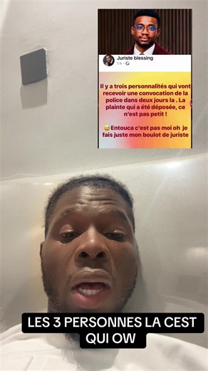 Quelles sont les 3 personnes convoquées ?