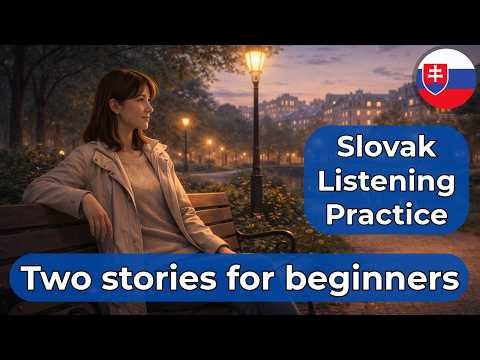 A2 Slovak Listening Practice | Tichý sobotný večer & Pokojné ráno – 2 Short Stories