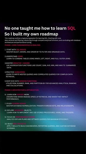 Stop Learning SQL the Wrong Way (The 10-Step Architect Roadmap)