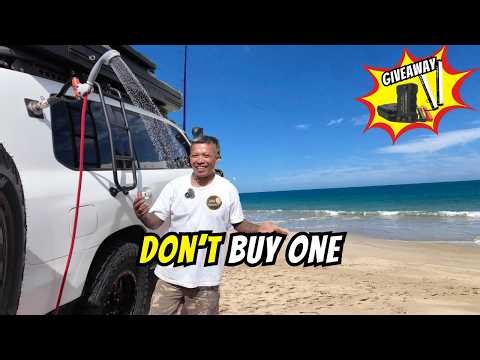 Don’t Buy a Camping Shower Until You See This DIY Setup!