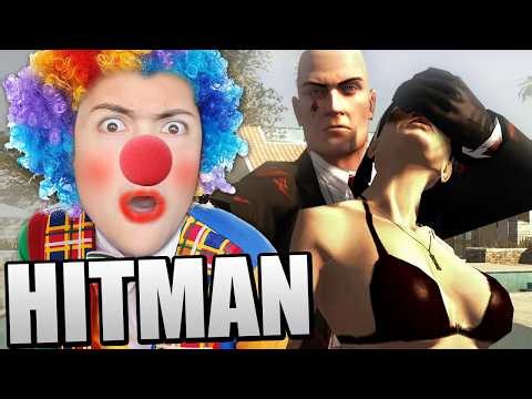 DISGUISING MYSELF AS A CLOWN! (Hitman Blood Money)