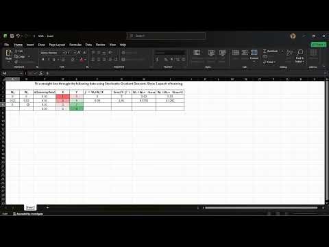 Stochastic Gradient Descent in Linear Regression