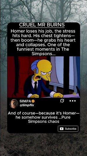 Homer Gets a Heart Attack After Losing His Job — The Simpsons #shorts