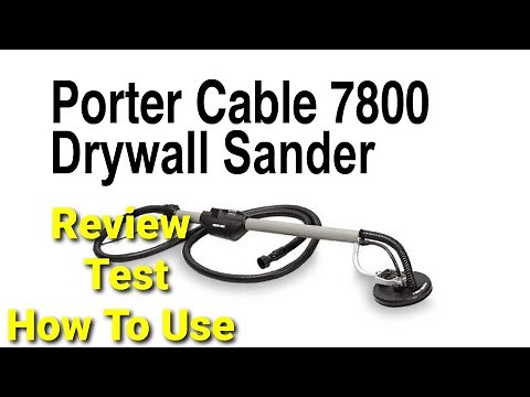 #1 Best Drywall And Ceiling Sander 10" Porter Cable 7800 How To Use Reviewing & Testing