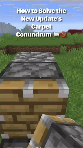 How to Survive the Uncraftable Carpet Update in Minecraft
