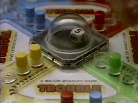 1992 Milton Bradley Trouble & Double Trouble Commercial With Kirsten Dunst