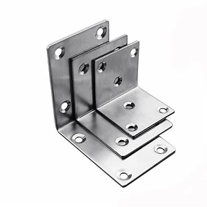 [Hot Item] Iron Furniture Joint L Shaped Wood Connector Angle Stainless Steel
