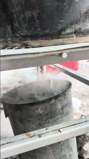 Oil Fired Melting Furnace Reclaiming Cast Aluminum #aluminium #forge