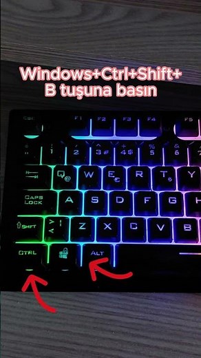 💻Bilgisayarınızın Siyah Ekranda Kalma veya Donma Sorunu Çözümü! Bilgisayar Hileleri Pt.9 #shorts