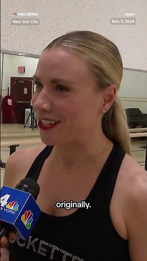 This Radio City Rockette is the only current performer from New York