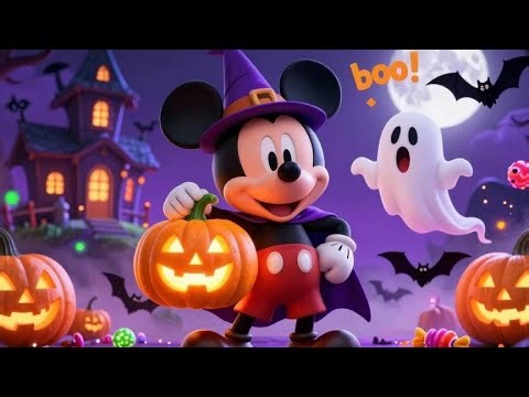 🎃 Mickey Mouse’s Spooky Halloween Adventure 👻 | Fun Halloween Story for Kids