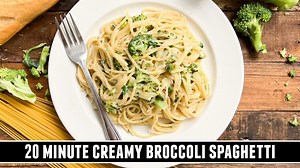 Creamy Broccoli Spaghetti: Crazy Good 20-Minute Pasta Recipe