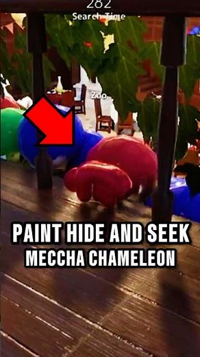 THIS NEW HIDE AND SEEK GAME IS TOO MUCH FUN | MECCHA CHAMELEON
