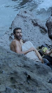 Patrick falls off a cliff 😱 | The Island With Bear Grylls | The Island with Bear Grylls