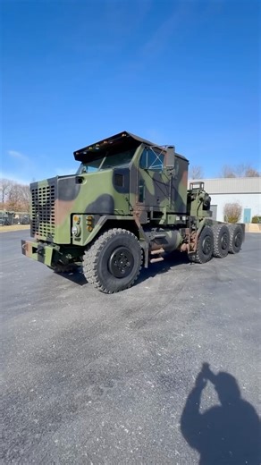 SOLD! This HET is off and headed back to work! #usmilitary #dieseltrucks #dieselpower #heavyequipment #oshkosh | Midwest Military Equipment