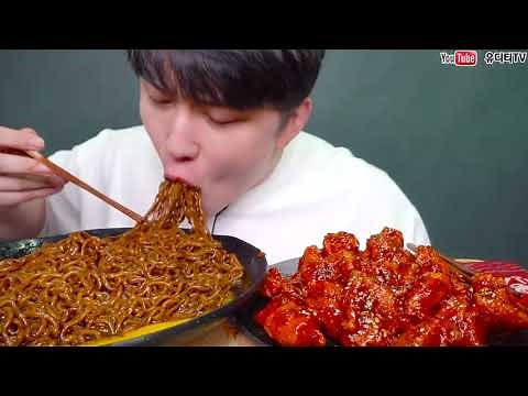 Ăn Mỳ Cay Hàn Quốc + Gà Cay | Thánh Ăn Korea