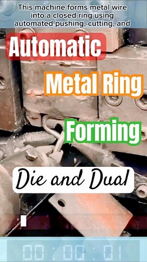 Automatic Metal Ring Forming Using Closed Die and Dual Compression