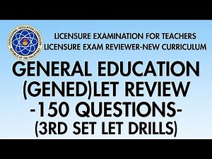 BLEPT Reviewer 2026 General Education (GenEd) – 150 Questions | 3rd Set | LET Drills