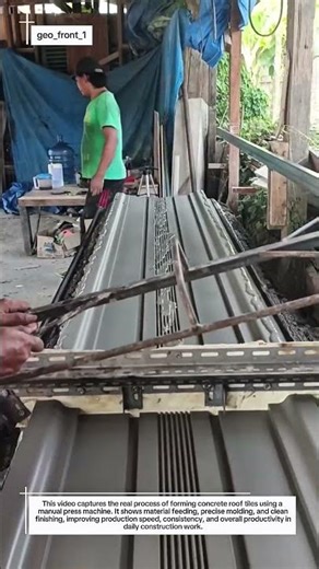 Concrete Roof Tile Production Process | Fast, Precise & Highly Efficient