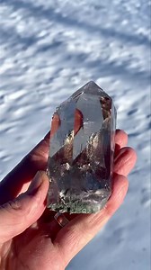 Yes! It’s slightly smoky! Natural Himalayan Smoky Quartz on a sun & snow backdrop. ✨❄️✨ * SOLD* | Himalayan Clarity