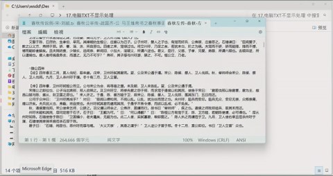17.电脑TXT不显示处理