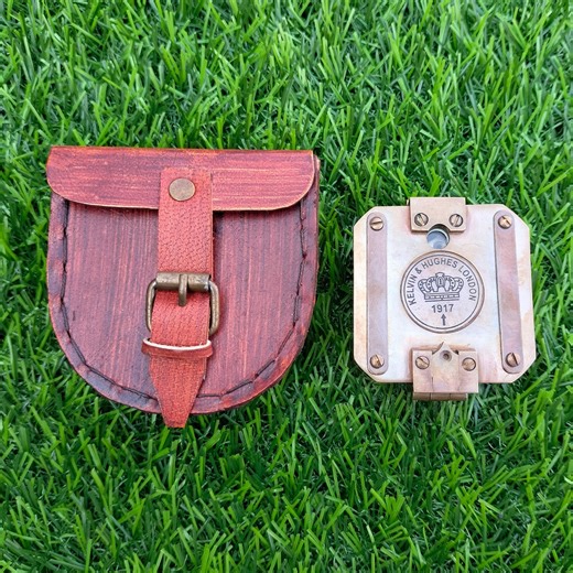 Antique Finish Brunton Compass: Kelvin & Hughes 1917 Brass Surveying Compass, Gift for Him - Etsy Australia