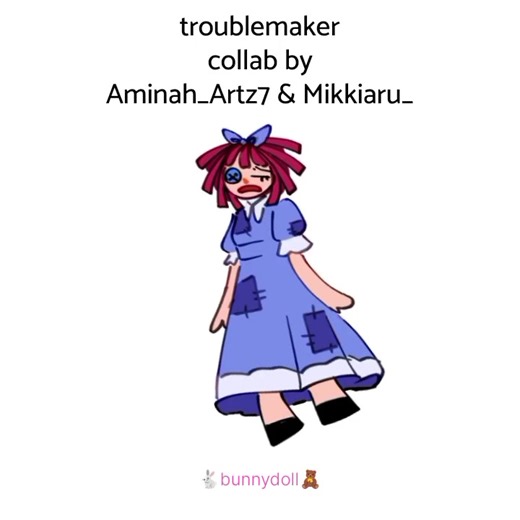 Troublemaker Animation Collab: Bunny Doll Fun!