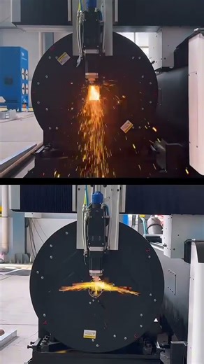 Precision Tube Laser Cutting #fabricationtools #tubecuttingequipment #machine #handheldlaserwelder