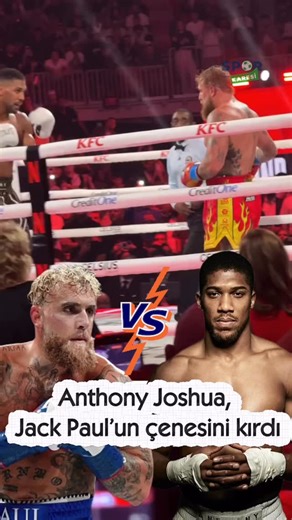 Spor Karesi on Instagram: "Miami’de Ring Yıkıldı: Joshua’dan Jake Paul’a Net Nakavt! 🥊🔥 Eski dünya ağır siklet şampiyonu Anthony Joshua ile Amerikalı YouTuber boksör Jake Paul, Miami’de ringe çıktı. İki kez dünya ağır siklet şampiyonluğu yaşayan Anthony Joshua, mücadelede üstünlüğünü net şekilde ortaya koydu. Karşılaşma, 6. rauntta gelen nakavtla sona ererken Joshua gücünü bir kez daha ringde kanıtladı. Geçtiğimiz yıl Mike Tyson’ı mağlup ederek dikkatleri üzerine çeken Jake Paul ise bu kez rin
