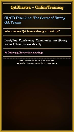 CI/CD Discipline: The Secret of Strong QA Teams