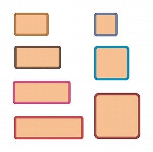 Faux Merrowed Edge Applique Embroidery File: Rounded Square & Rectangle (digital Download) - Etsy