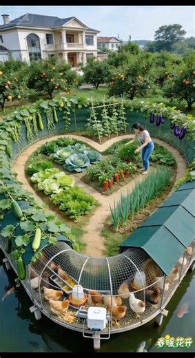 “Genius DIY Chicken Run Tunnel 🐔 | Smart Poultry Farming Setup” #chicken #poultry