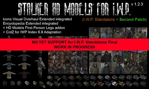 Stalker HD Models addon - S.T.A.L.K.E.R.: Improved weapon pack mod for S.T.A.L.K.E.R.: Call of Pripyat